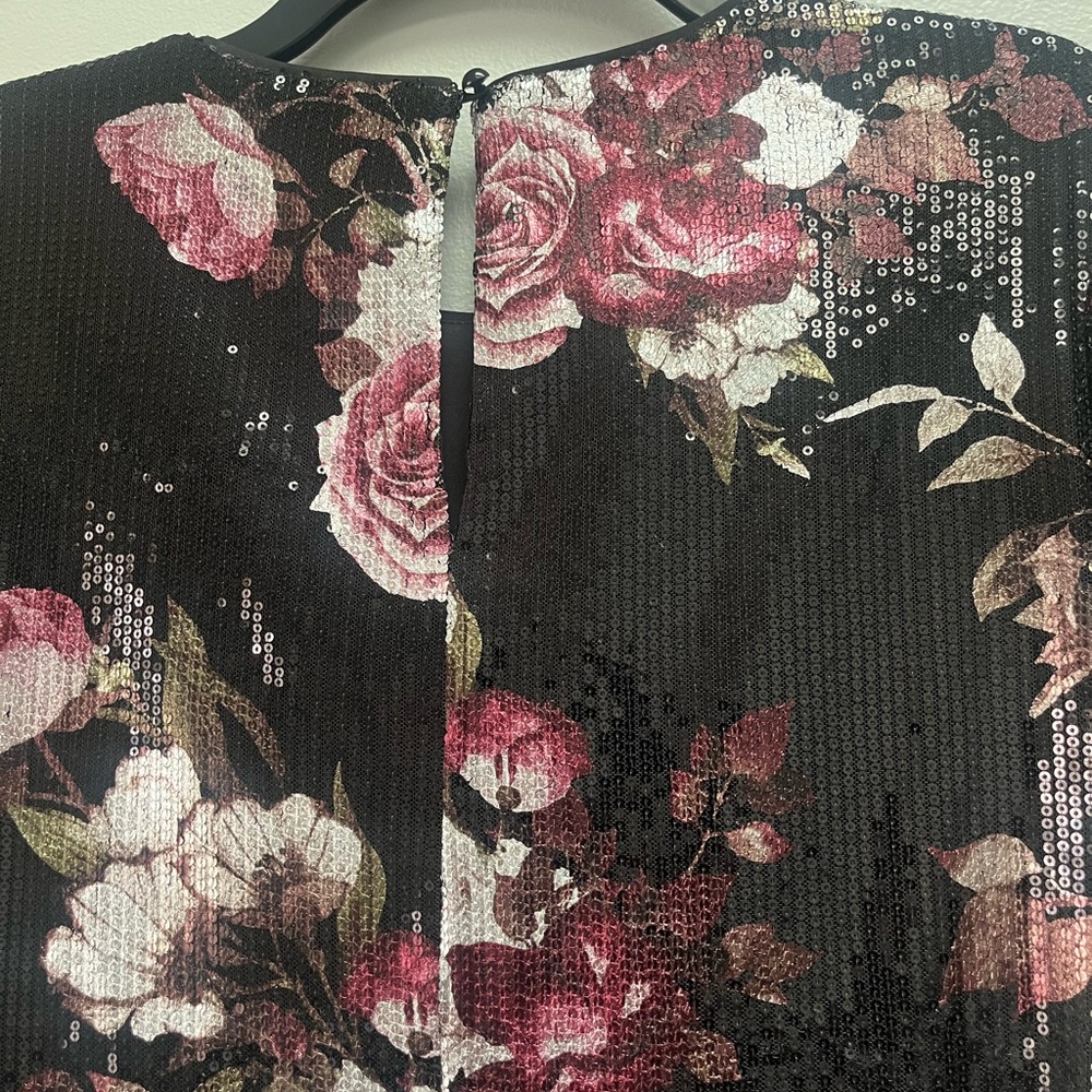 Floral Sequin Dress